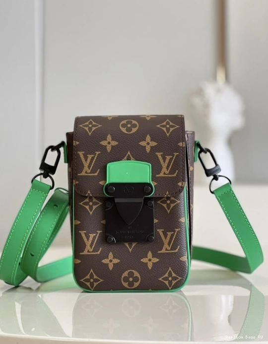 Cheap S-LOCK VERTICAL WEARABLE WALLET VUITTON LOUIS 0805